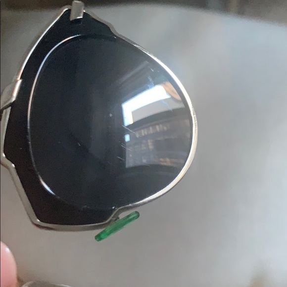 Dior Elegant Black and Silver Sunglasses